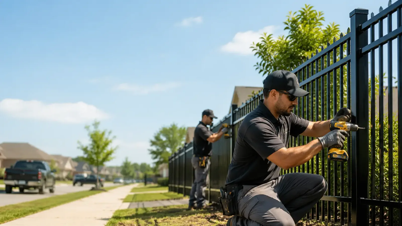 Metal Fence Installation in Cleveland, WI